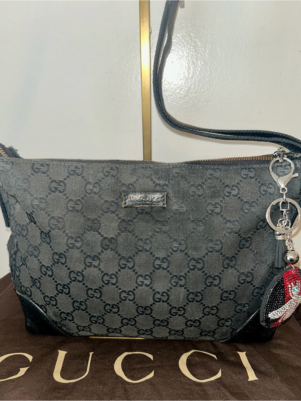 Gucci Canvas Joy Shoulder Bag.